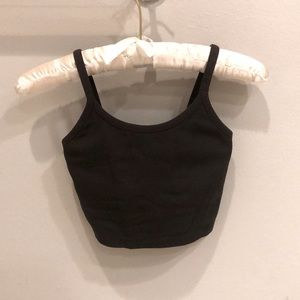 SET ACTIVE ESPRESSO BRA CROP TOP